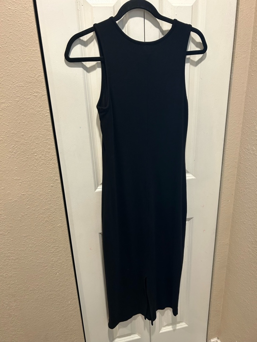 Marine Layer Rib Daytime Midi Dress Black , size M - Picture 8 of 11